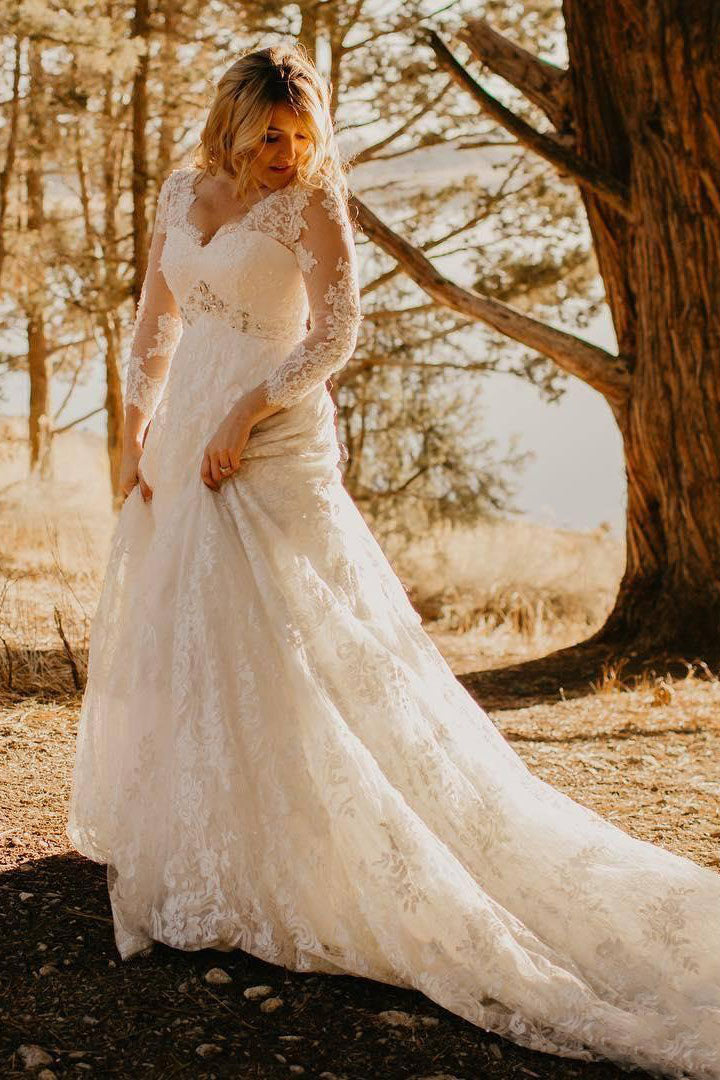Long Sleeve Wedding Dresses Ms. Grace Long Sleeve Wedding Dresses Ms. Grace