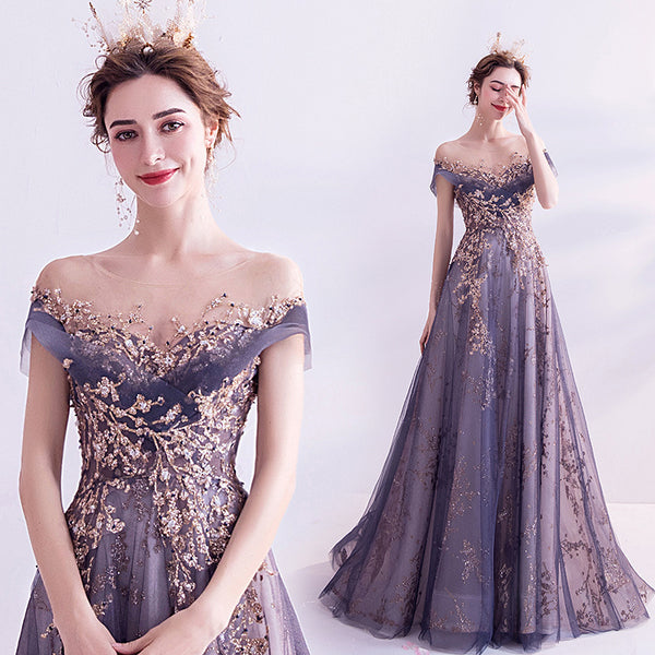 Vestido de noche 2025 Nuevo vestido de fiesta de fin de año para anfitriona para la anfitriona