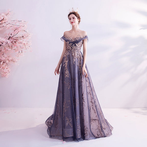 Vestido de noche 2025 Nuevo vestido de fiesta de fin de año para anfitriona para la anfitriona