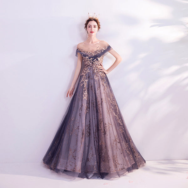 Vestido de noche 2025 Nuevo vestido de fiesta de fin de año para anfitriona para la anfitriona