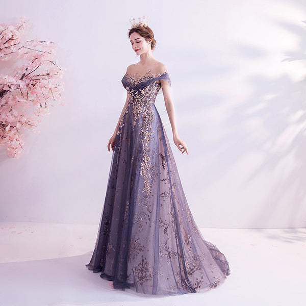 Vestido de noche 2025 Nuevo vestido de fiesta de fin de año para anfitriona para la anfitriona