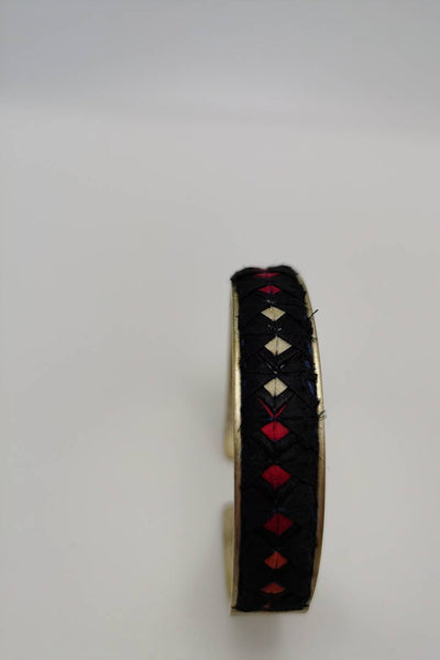 Pulsera de mosaico de patrón de patrón de diamantes exquisito