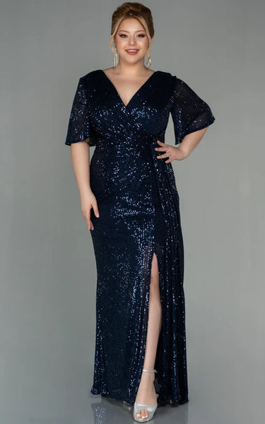 Poet-maneve imperio frontal dividido rocked talla de talla grande