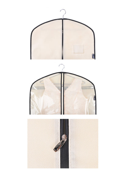 Bolsa de prenda no tejida con frontal