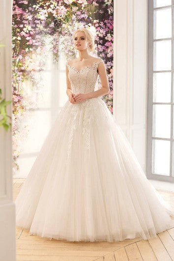 Vestido de encaje de corsé-back-back-longitud hasta el piso hasta el piso