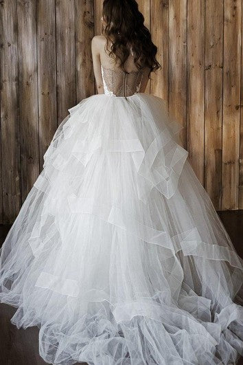 Boda 2 en el vestido de novia corto de vestidos de pelota