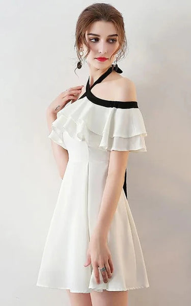 Mini Vestido Casual Empire Short con correas
