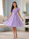 Lavender Junior Bridesmaid Dress