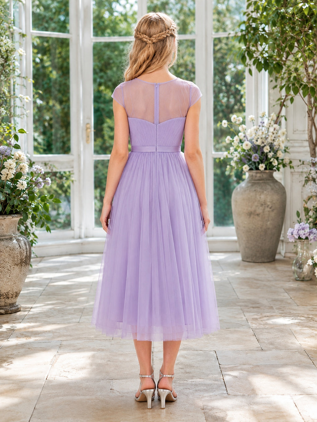 Lavender Junior Bridesmaid Dress