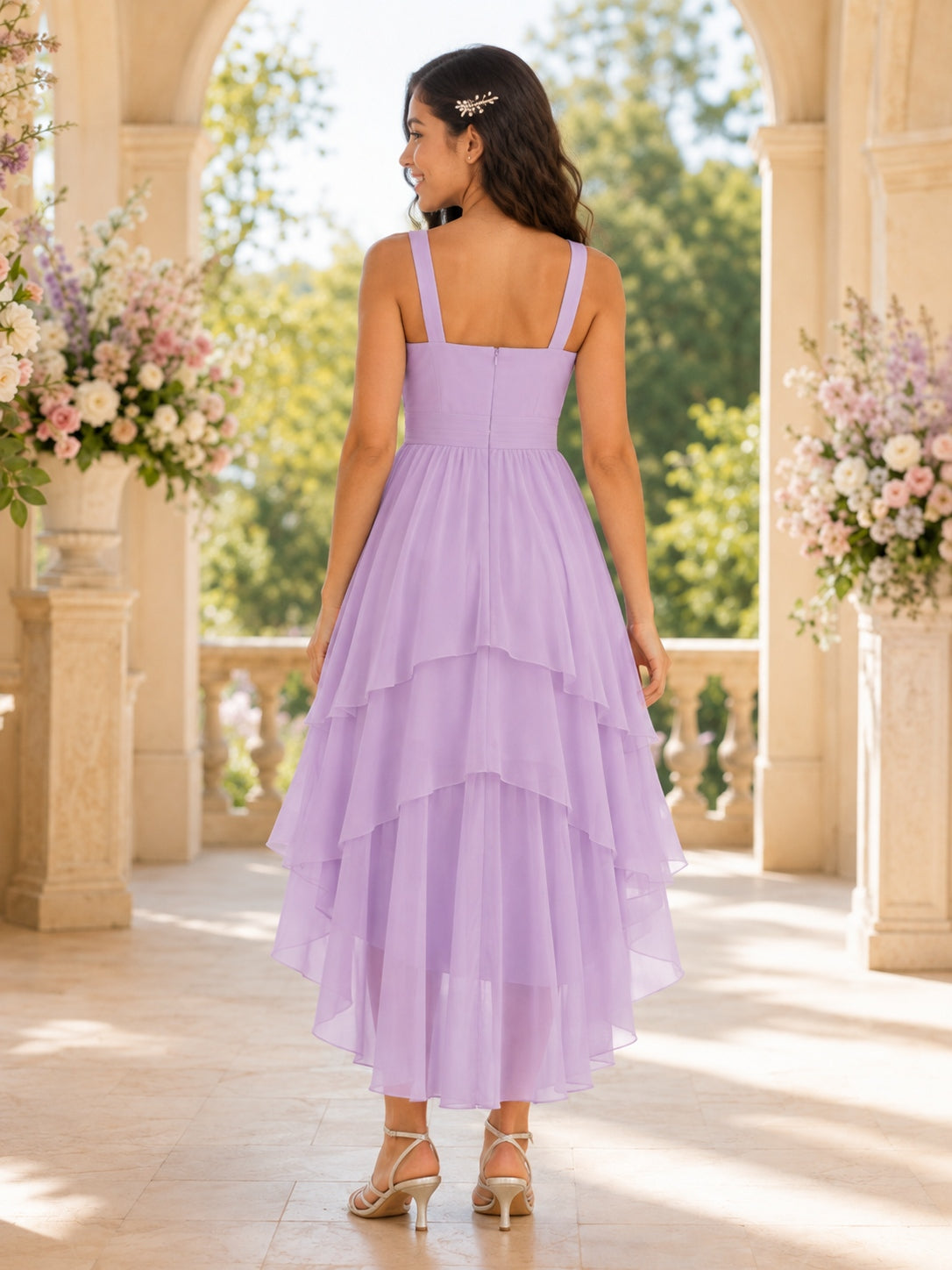 Lavender Junior Bridesmaid Dress