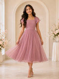 Dusty Rose Junior Bridesmaid Dress