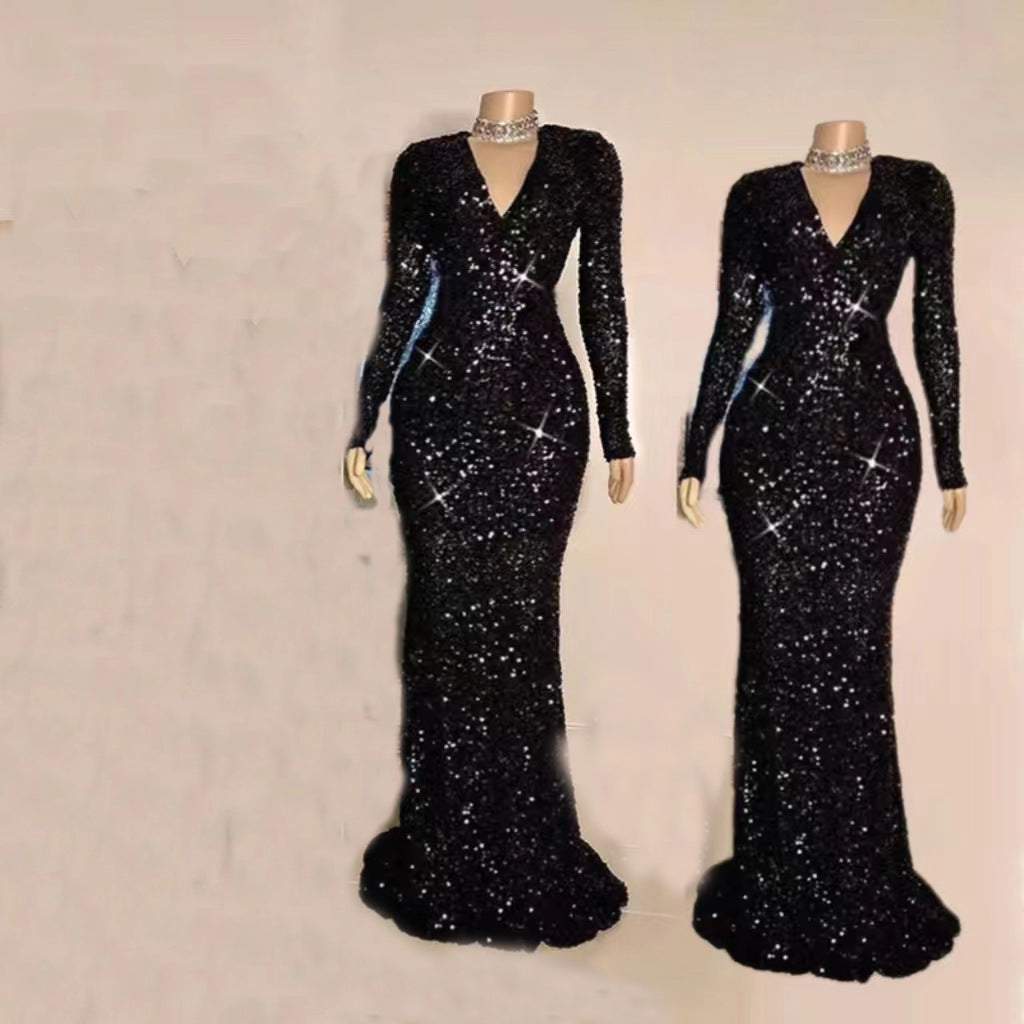 Šaty na večer bez ramínek 2025 Letní banketové šaty Svatební šaty na přípitek pro hostesku s krajkou