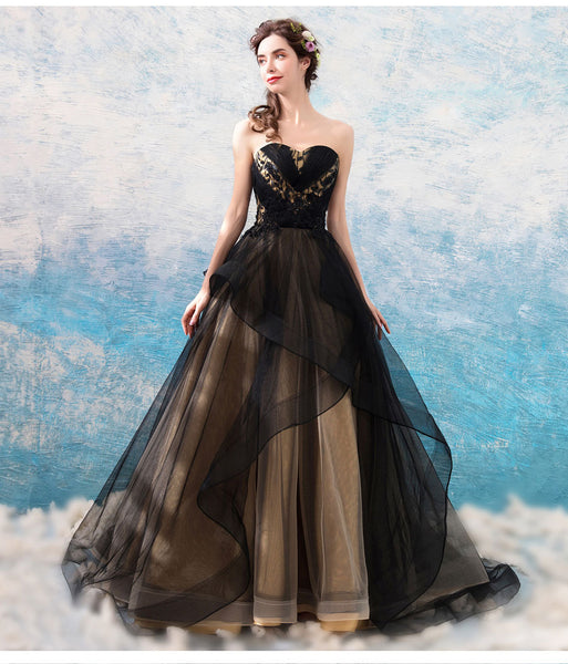 Elegante vestido de noche negro 2025 nueva llegada para la presentación de la etapa de fiesta de fin de año