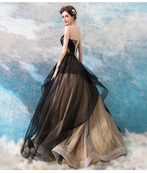 Elegante vestido de noche negro 2025 nueva llegada para la presentación de la etapa de fiesta de fin de año