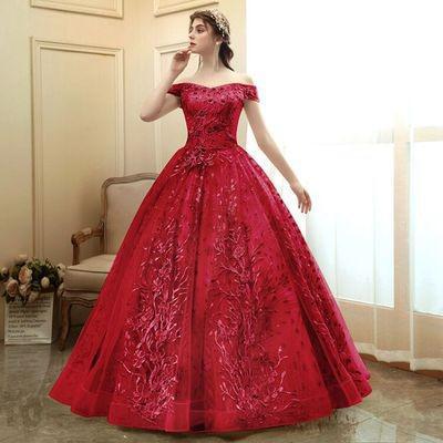 Western Evening Dress 2025 New Arrival Puffy Dress for Solo Performance