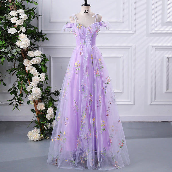 Evening Dress 2025 New Arrival Long Net Bridesmaid Dress