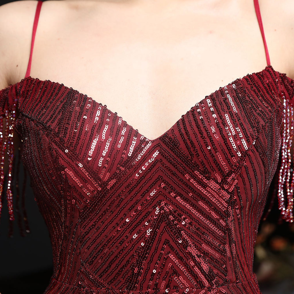 2021 Sequin Mermaid Evening Gown for Banquets & Galas