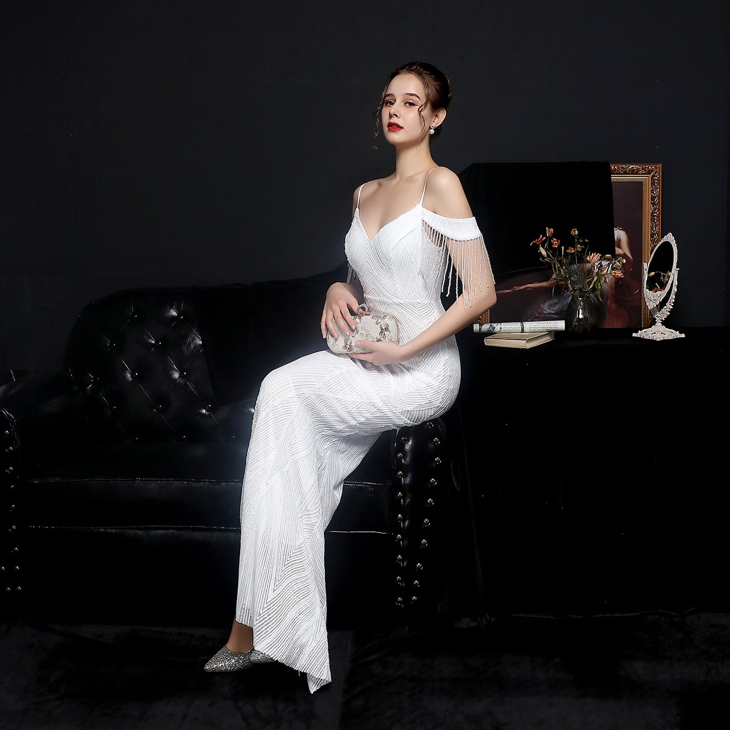 2021 Sequin Mermaid Evening Gown for Banquets & Galas