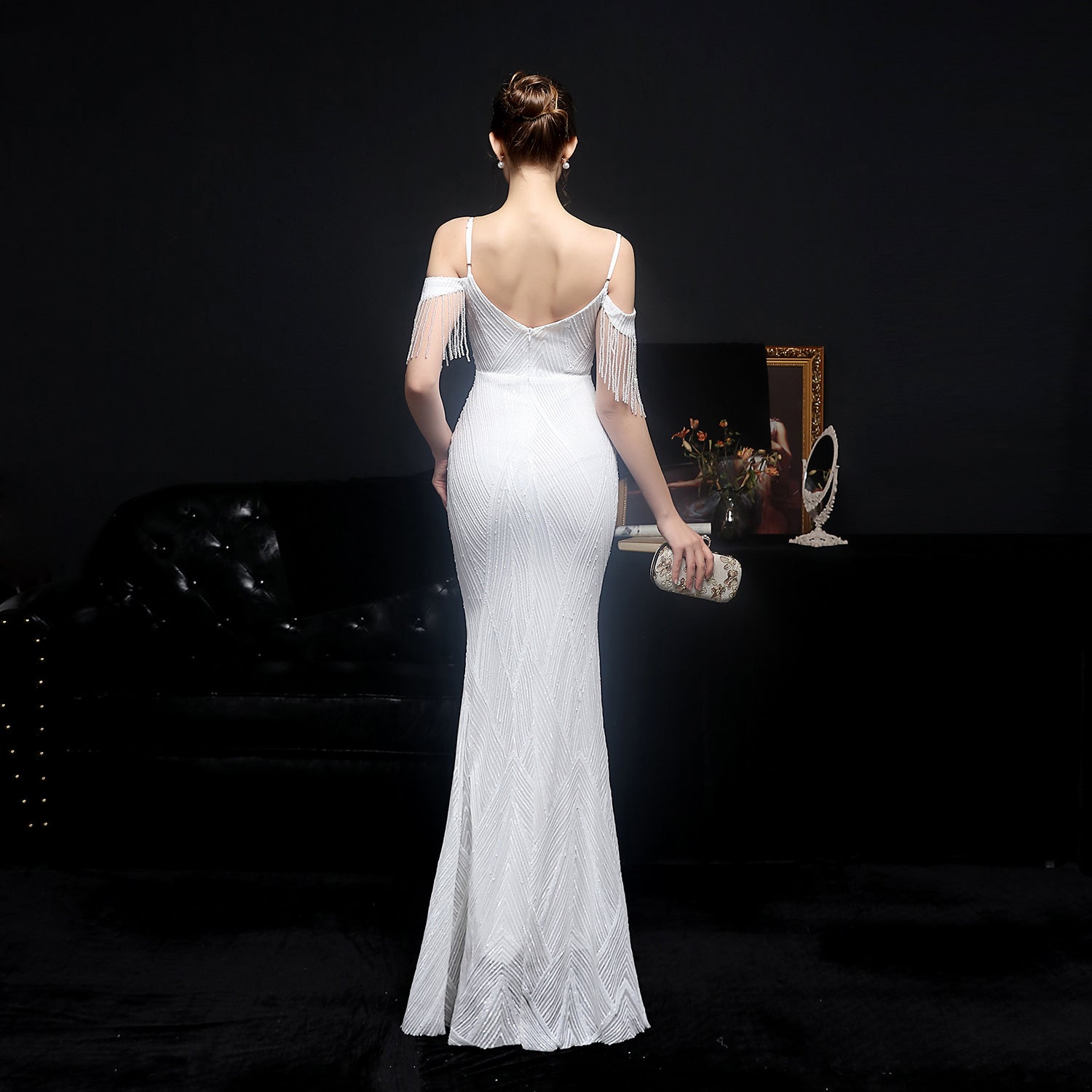 2021 Sequin Mermaid Evening Gown for Banquets & Galas