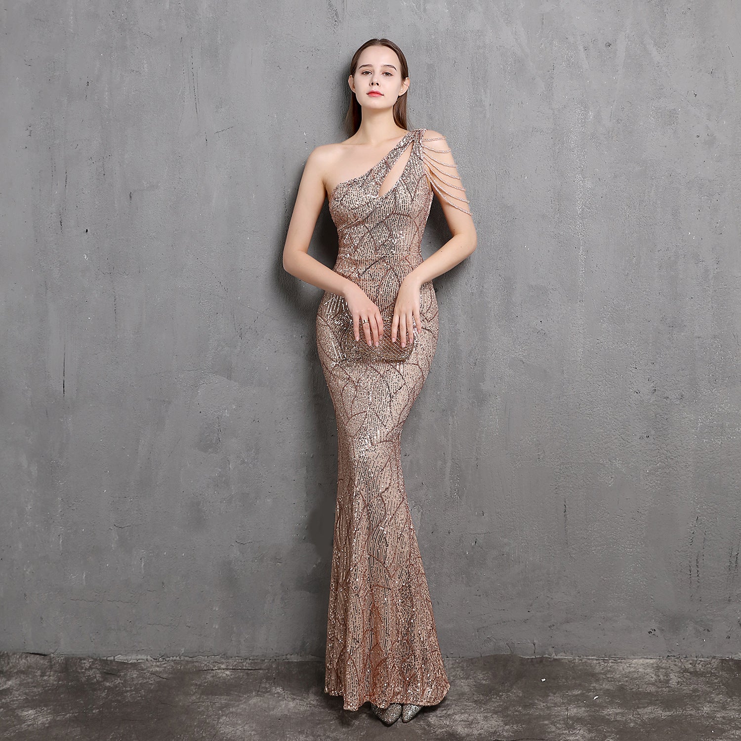 Éterické a snové mořská panna večerní šaty na svatby a večírky