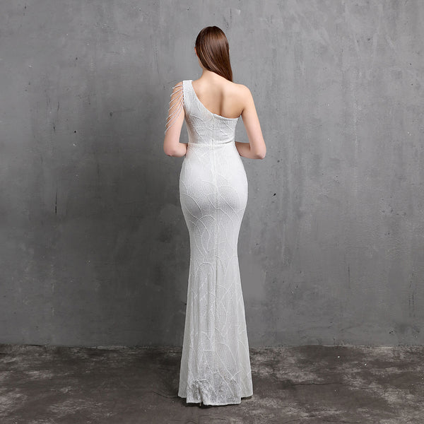 Ethereal & Dreamy Mermaid Evening Gown for Weddings & Parties