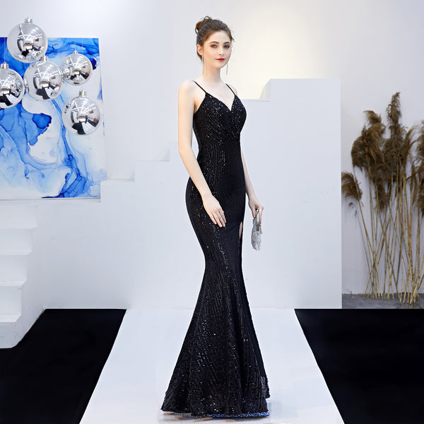 Sexy, Slim-Fit Mermaid Gown for Parties and Banquets