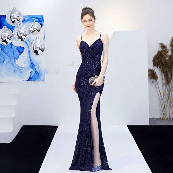 Sexy, Slim-Fit Mermaid Gown for Parties and Banquets