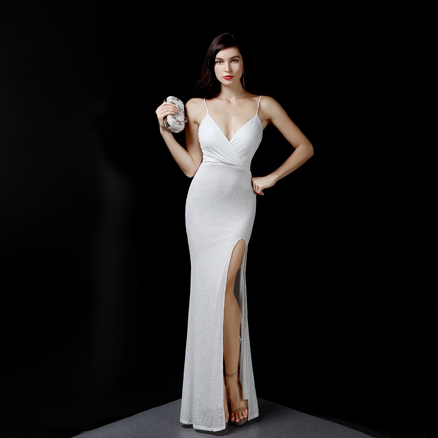 Sexy, Slim-Fit Mermaid Gown for Parties and Banquets