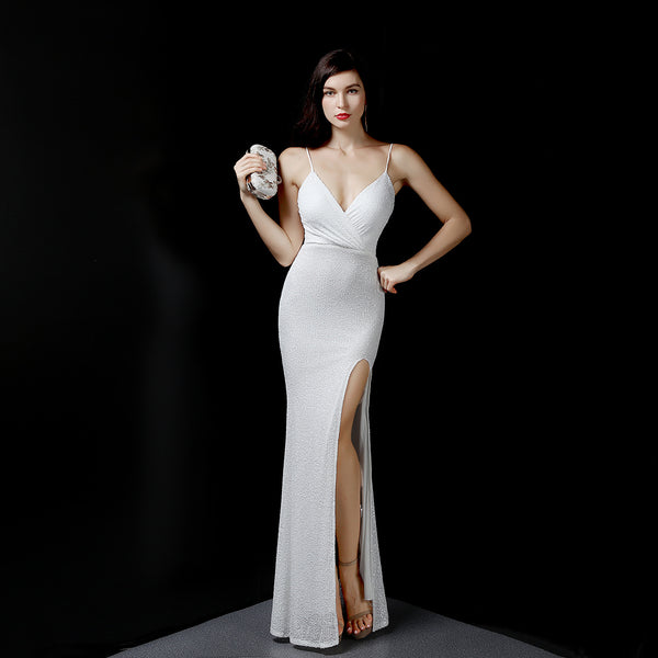 Sexy, Slim-Fit Mermaid Gown for Parties and Banquets