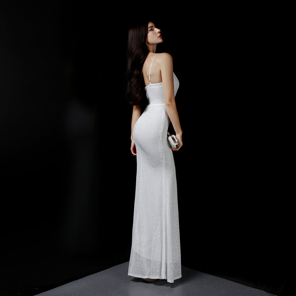 Sexy, přiléhavé šaty ve stylu mořské panny na párty a bankety