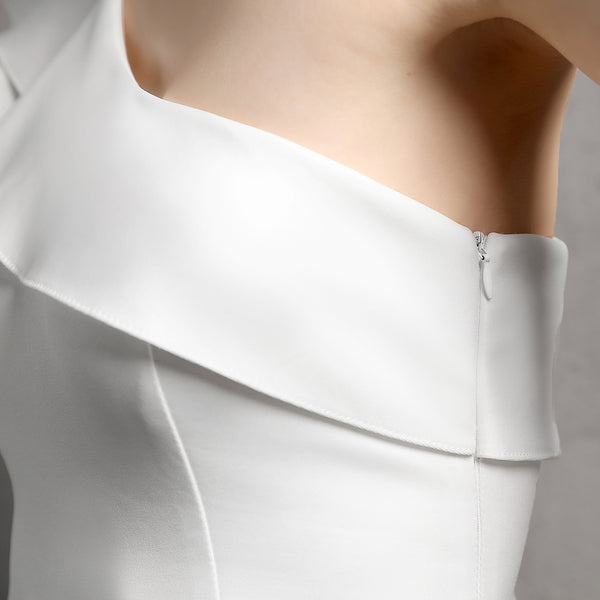 Elegant Red Mermaid Evening Gown for Banquets