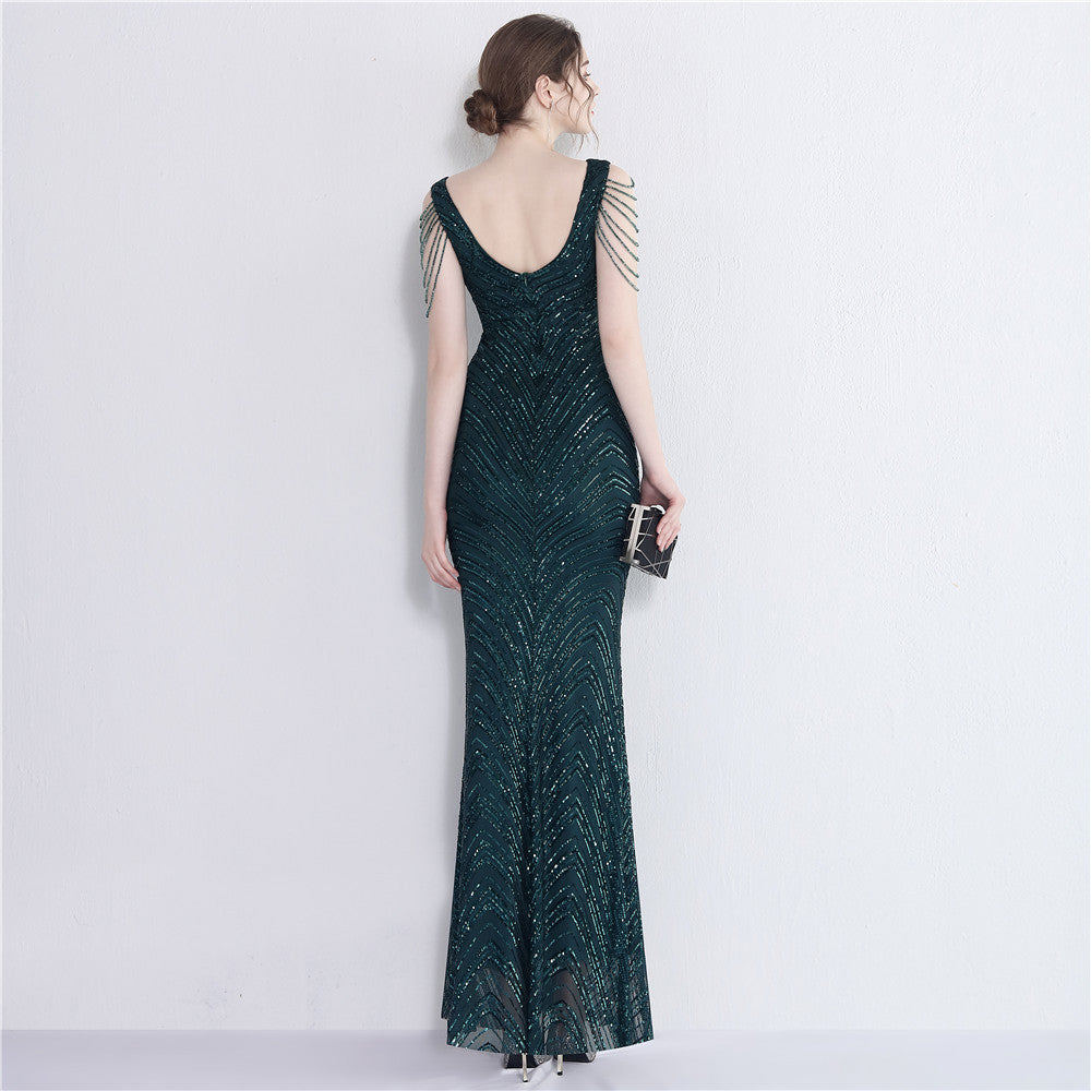 2021 Sequin Mermaid Evening Gown for Banquets & Events