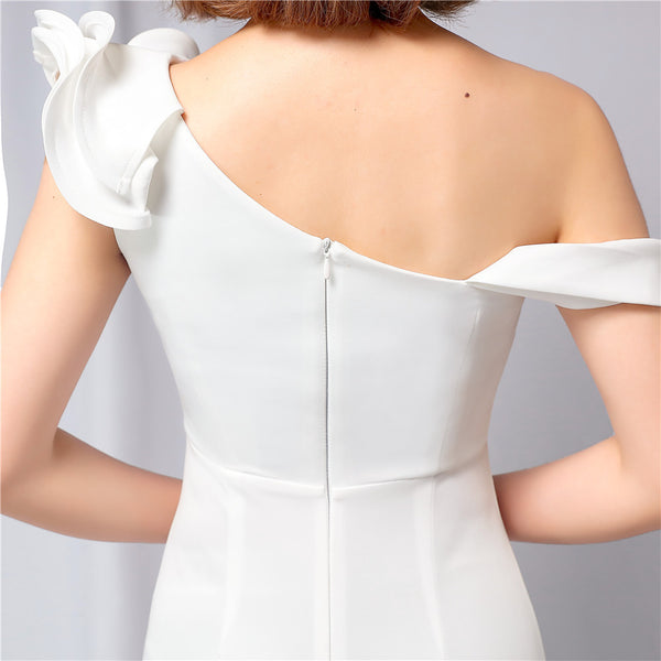 One-Shoulder Sequin Mermaid Evening Dress (6 Colors Available)