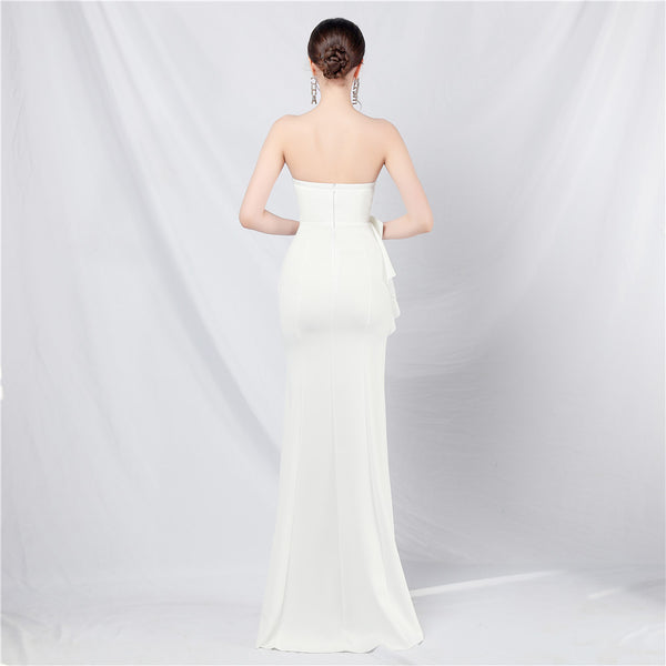 2026 Off-the-Shoulder Long Evening Gown for Weddings & Banquets
