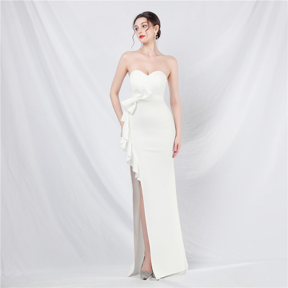 2026 Off-the-Shoulder Long Evening Gown for Weddings & Banquets