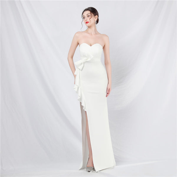 2026 Off-the-Shoulder Long Evening Gown for Weddings & Banquets