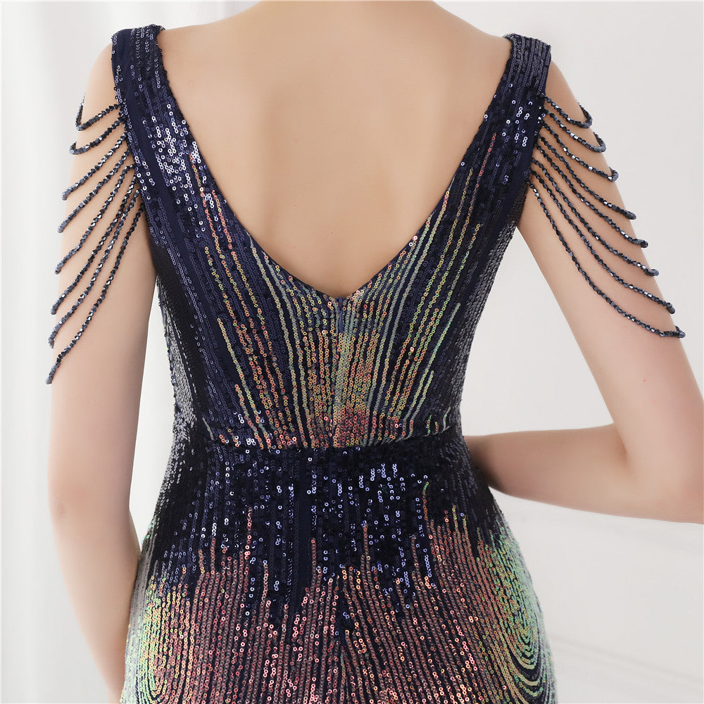 2021 Sequin Mermaid Evening Gown for Galas & Events