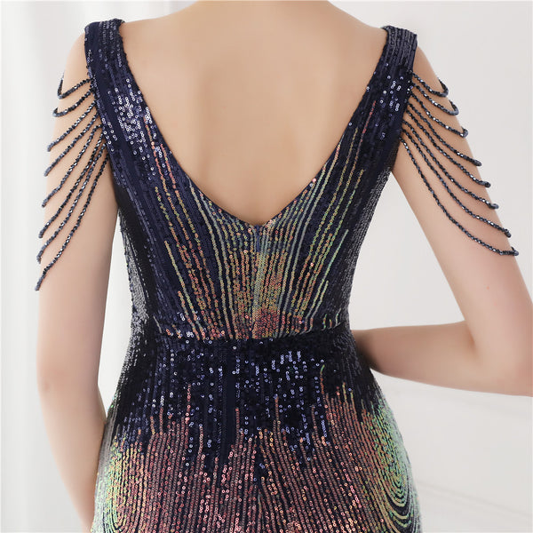 2021 Sequin Mermaid Evening Gown for Galas & Events