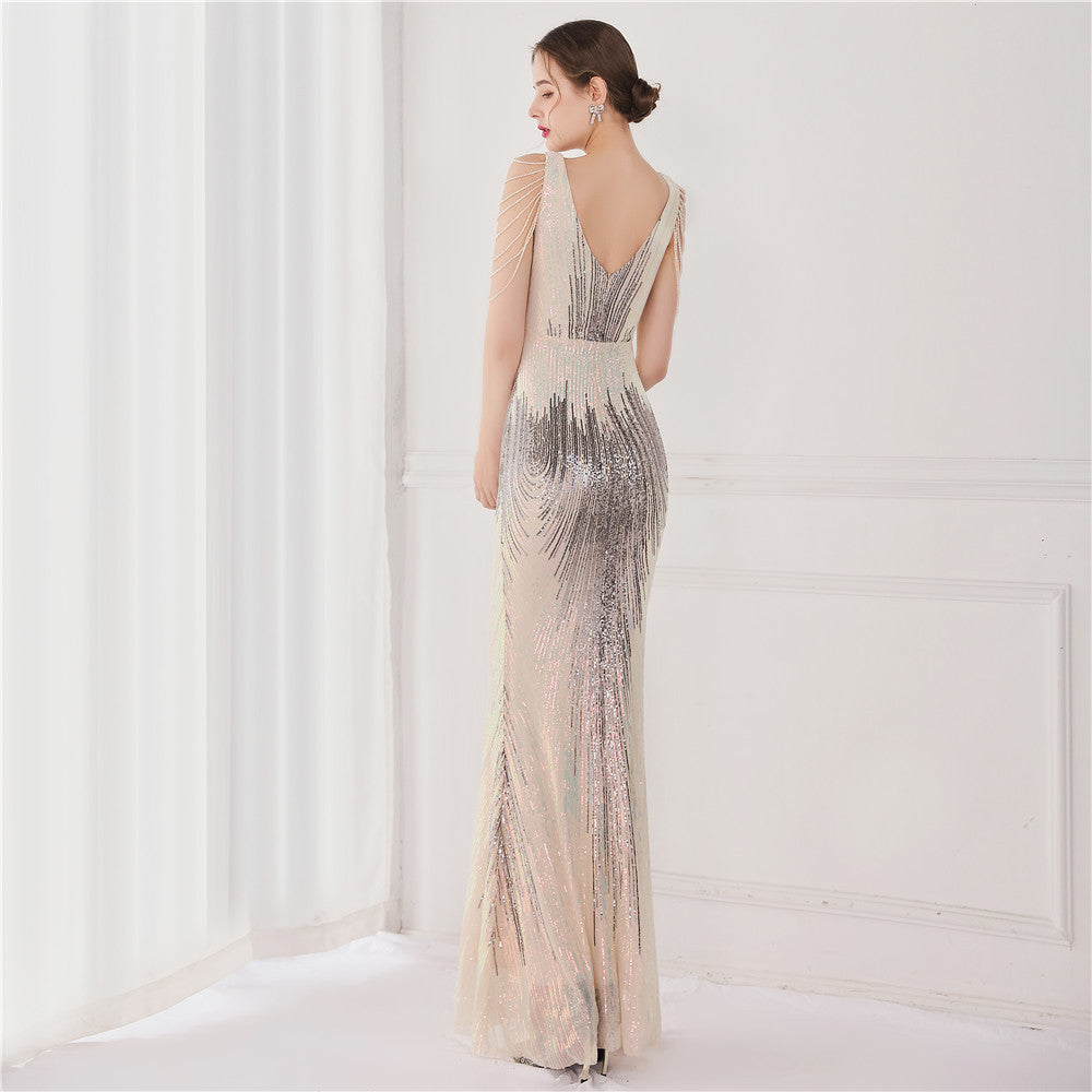 2021 Sequin Mermaid Evening Gown for Galas & Events
