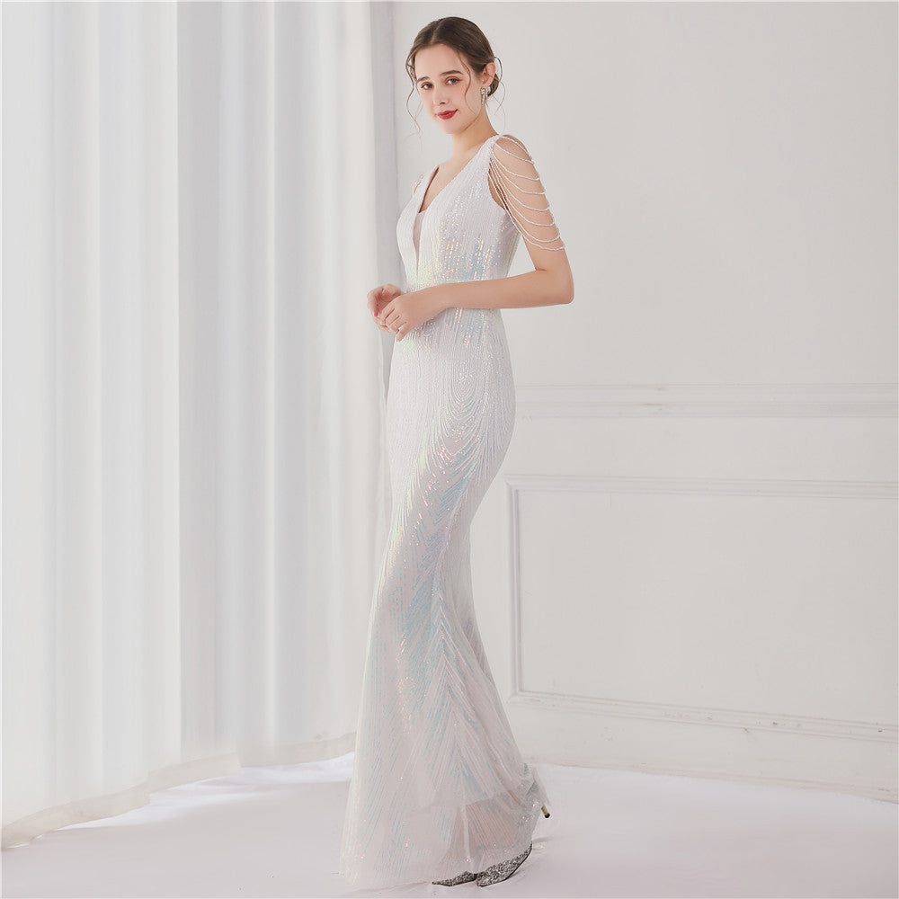 2021 Sequin Mermaid Evening Gown for Galas & Events
