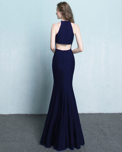 Halter-Neck Mermaid Bridal Gown for Wedding Banquets