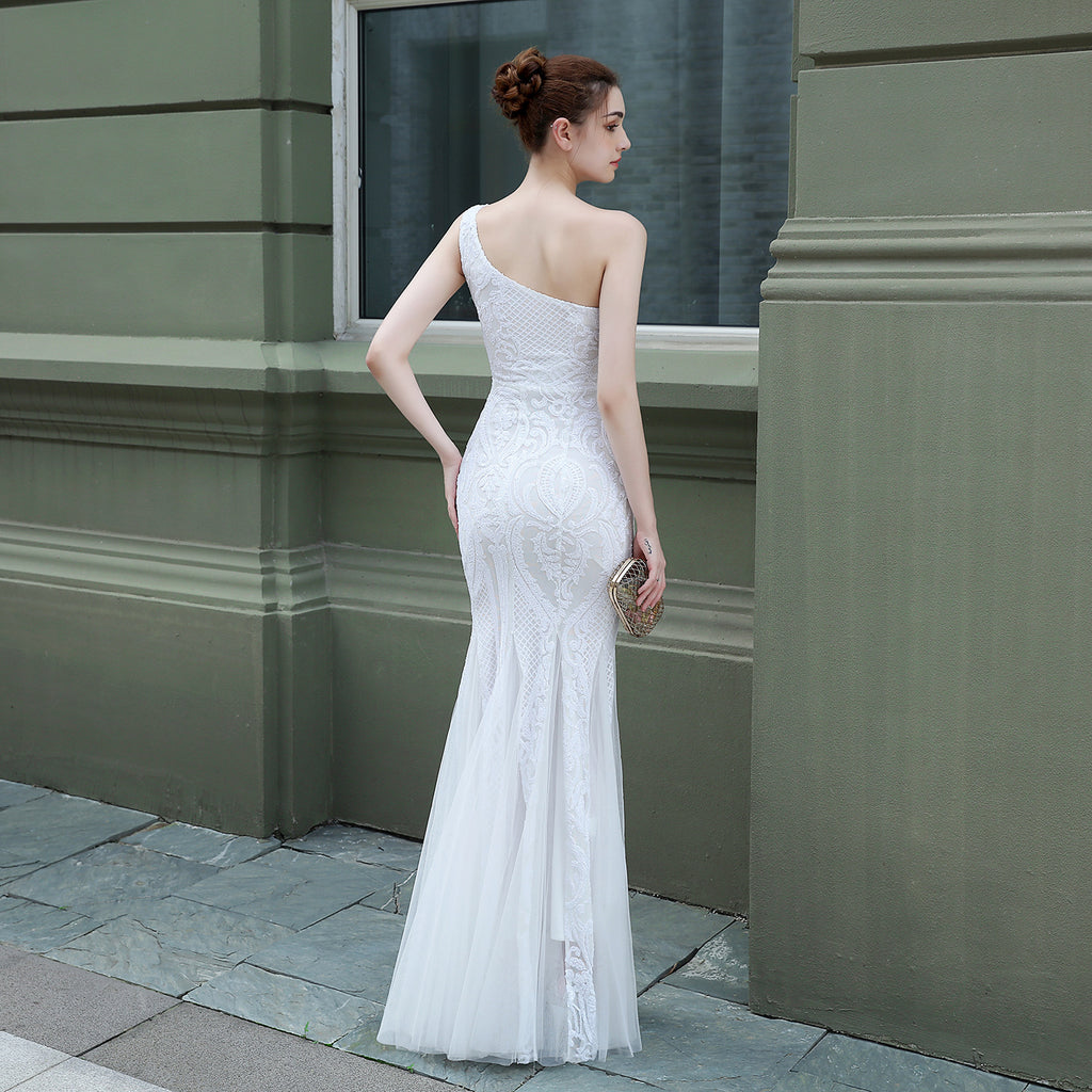 Éterické flitrové mořská panna šaty na párty a svatby