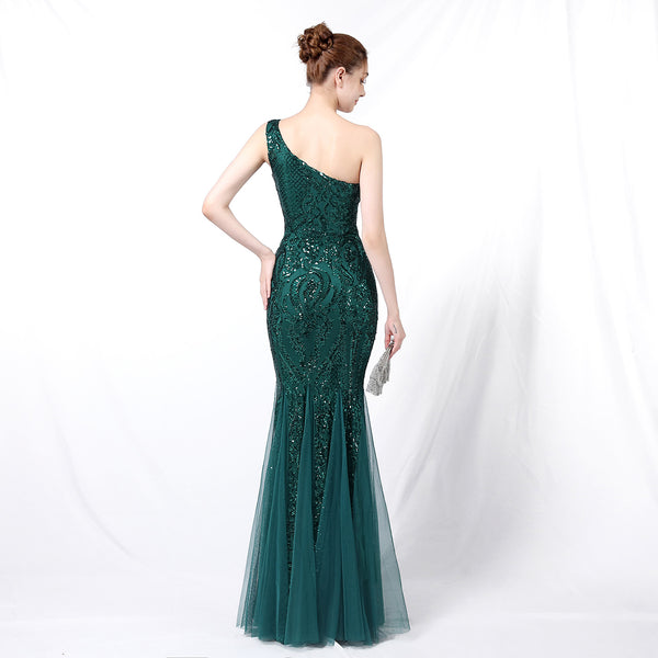 Ethereal Sequin Mermaid Gown for Parties & Weddings