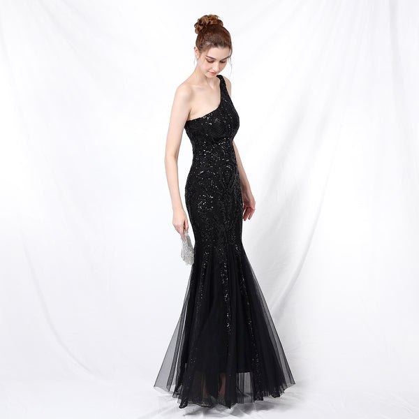 Ethereal Sequin Mermaid Gown for Parties & Weddings