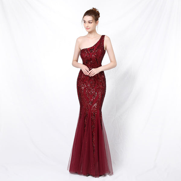 Ethereal Sequin Mermaid Gown for Parties & Weddings