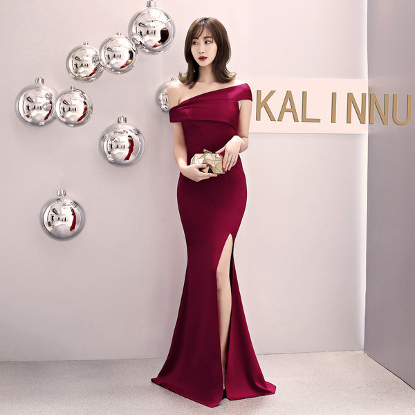 Off-the-Shoulder Sequin Mermaid Dress (6 Colors Available)