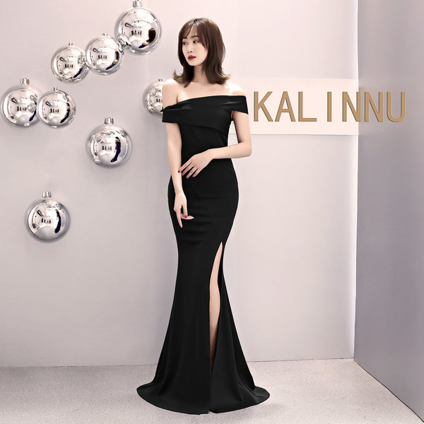 Off-the-Shoulder Sequin Mermaid Dress (6 Colors Available)