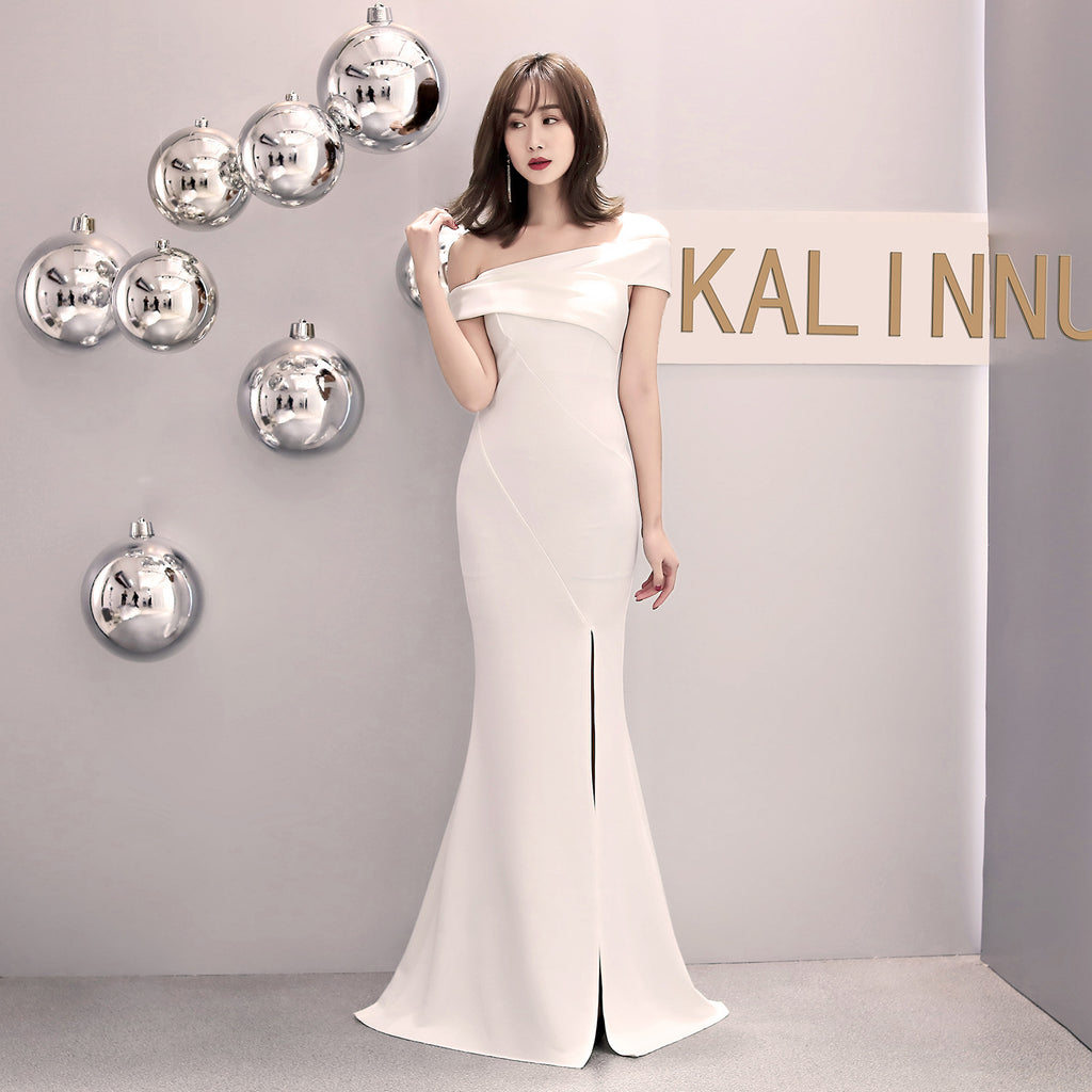 Šaty mořská panna s flitry a odhalenými rameny (k dispozici v 6 barvách)