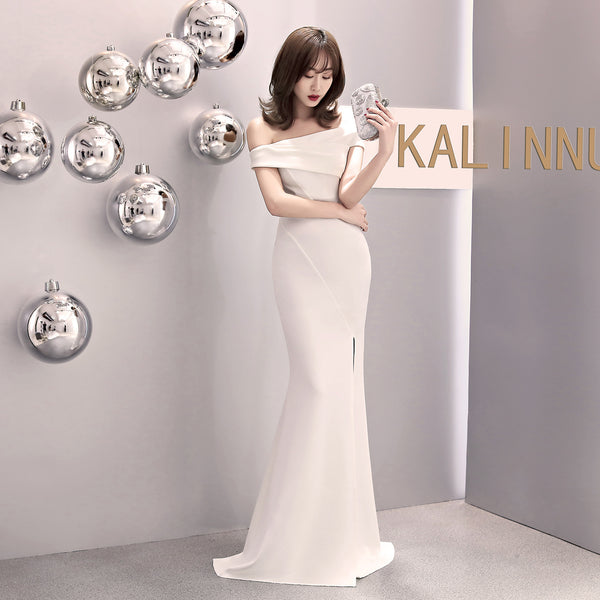 Off-the-Shoulder Sequin Mermaid Dress (6 Colors Available)