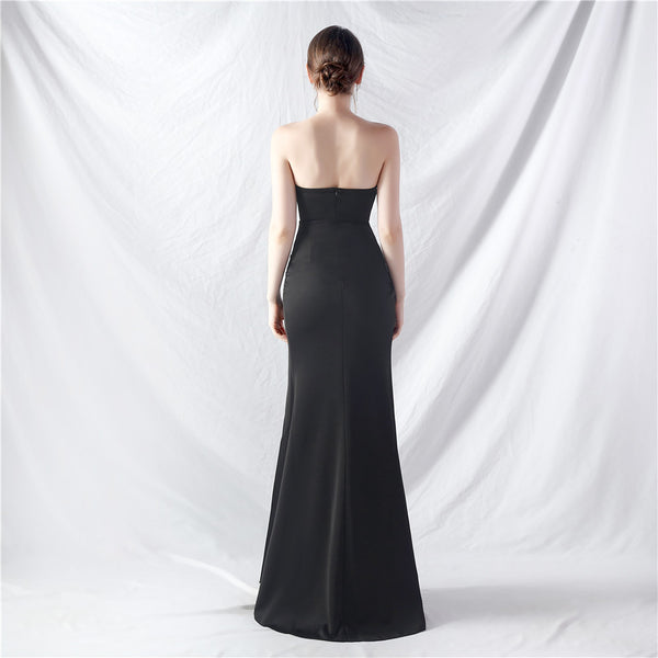 Structured Corset Gown with Heavy Beadwork